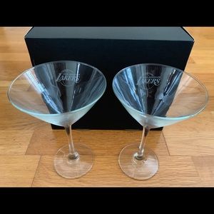 Los Angeles Lakers Martini/Cocktail Glasses Set